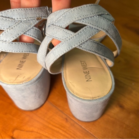 Nine West Light Blue Heels - Picture 5 of 7